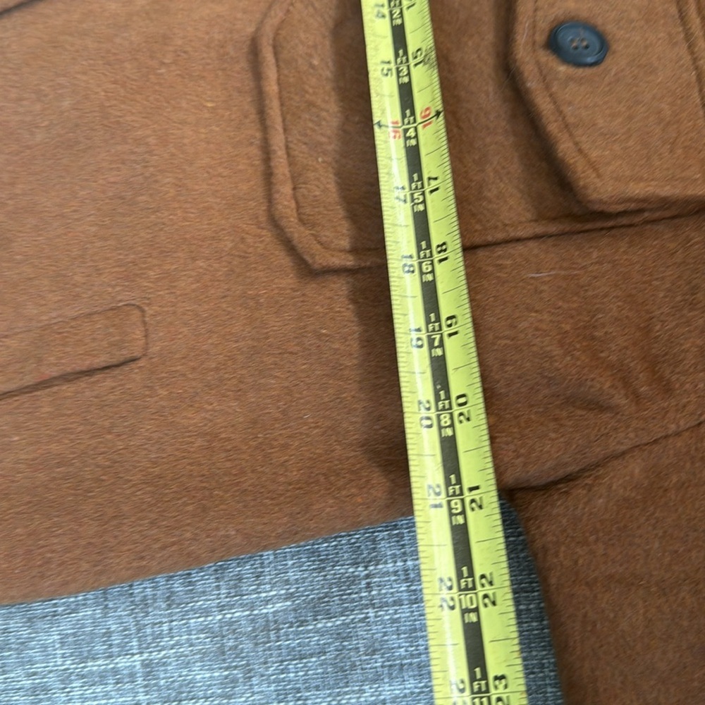 NWT Thread & Supply Copper Brown Utility Button Down Jacket, Size Small - Picture 5 of 9